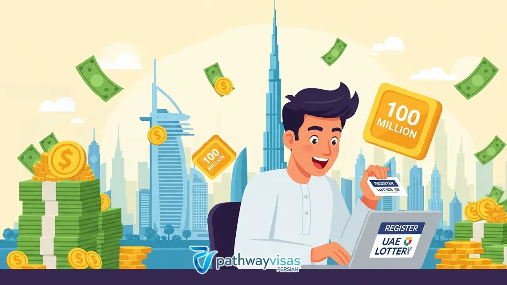 ثبت نام لاتاری امارات و دبی برای جایزه ۱۰۰ میلیون درهمی