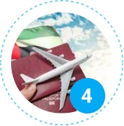 پیگیری تمام مراحل صدور تا دریافت ویزای دبی