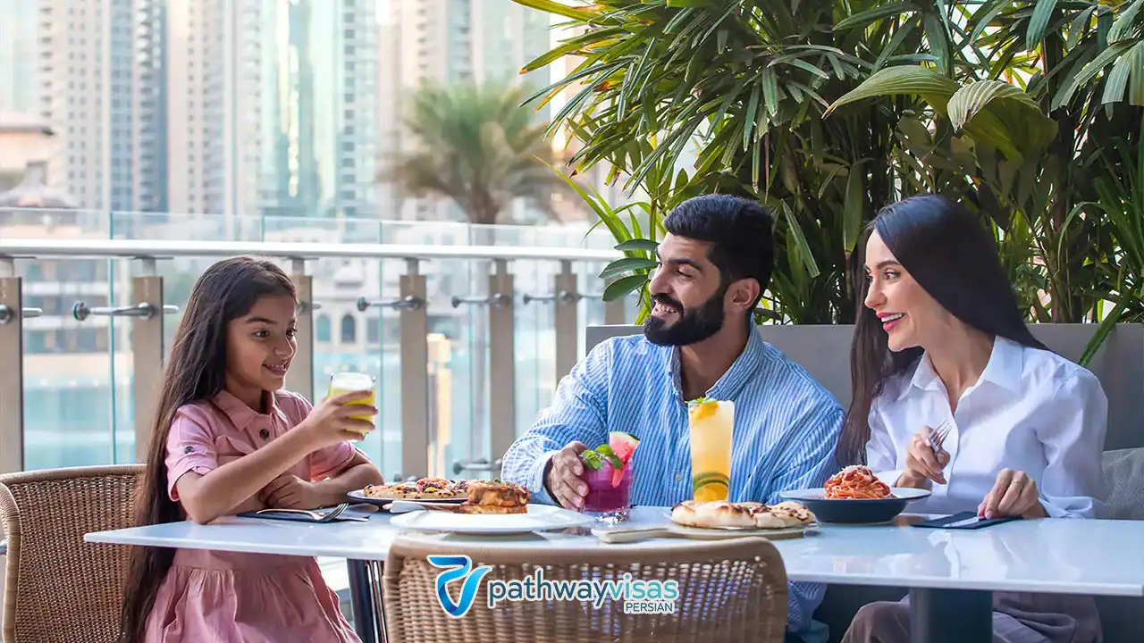 هزینه خورد و خوراک در دبی در مراکز خرید